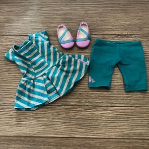 18” American Girl Doll McKenna Meet Outfit Retired EUC